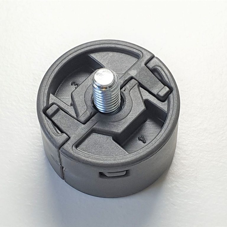 Assembly of floating connector to accommodate manufacturing tolerance